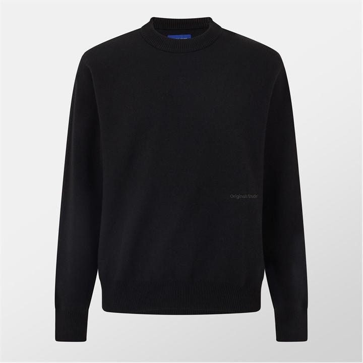 Jack And Jones Men's Black Crew Sweatshirt in Size 2XL, Sports Direct
