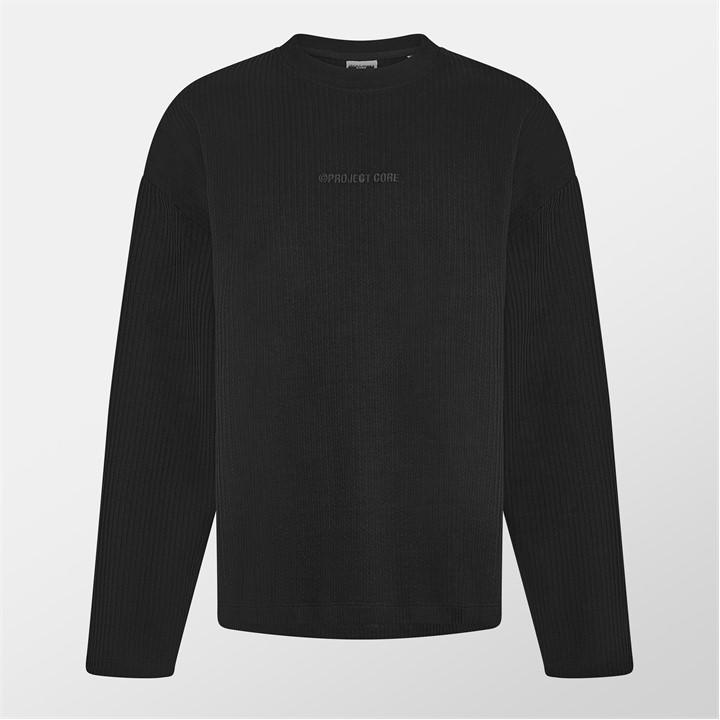 Jack And Jones Men's Black Jj Crew Neck Sweater in Size M, Sports Direct