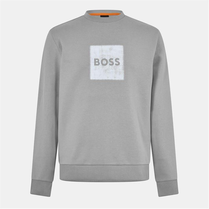 Boss Men's Green Stitch Crew Crew Sweatshirt in Size XL, Sports Direct