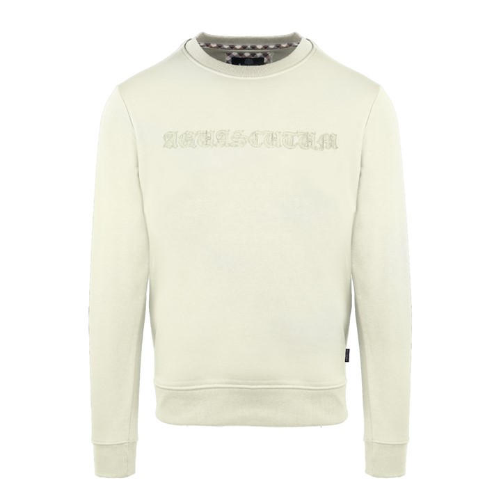Aquascutum Men's Yellow Round Neck Crew Sweatshirt in Size 2XL, Sports Direct