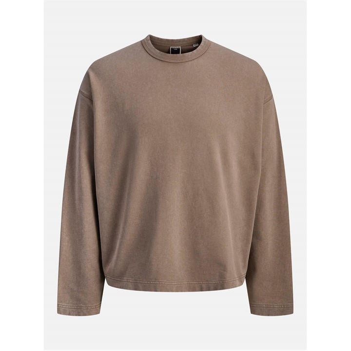 Jack And Jones Men's Cream Athletic Graphic Crew Sweatshirt in Size 2XL, Sports Direct