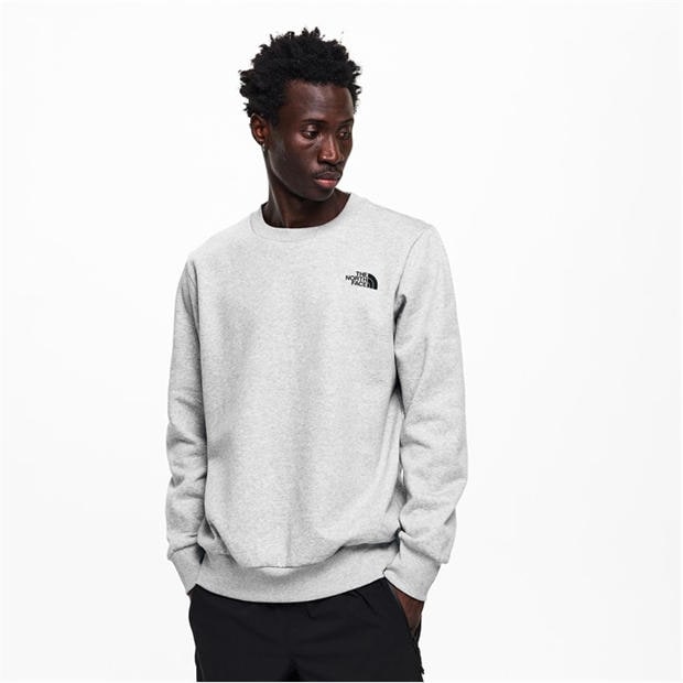 Grey Hthr - The North Face - The North Face Simple Dome Crew Mens