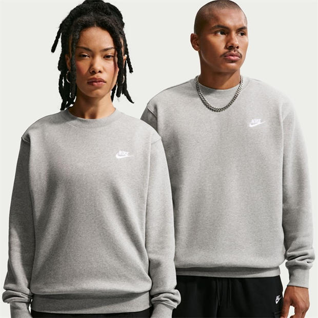 Dk Grey Heather - Nike - Nike M Nsw Clb Crw T