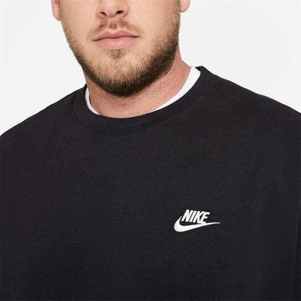 Black/White - Nike - Nike M Nsw Clb Crw T