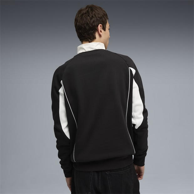 Black - Puma - Men's Sport Crew Fl Sweatshirt
