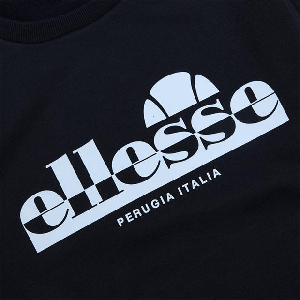 Black - Ellesse - Men's Crew Sweatshirt