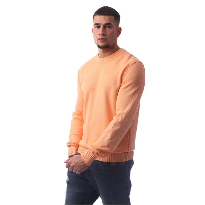 Boss Men's Orange Aropo Crew Sweatshirt in Size 2XL, Sports Direct