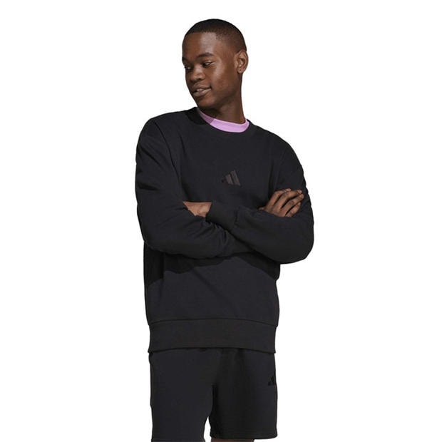 Black - adidas - adidas M A Szn Ft Crw Sweatshirt Mens