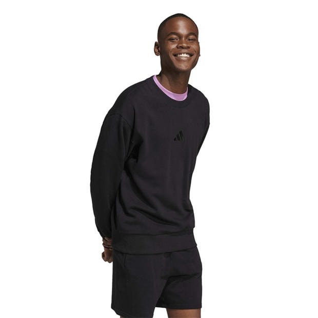 Black - adidas - adidas M A Szn Ft Crw Sweatshirt Mens