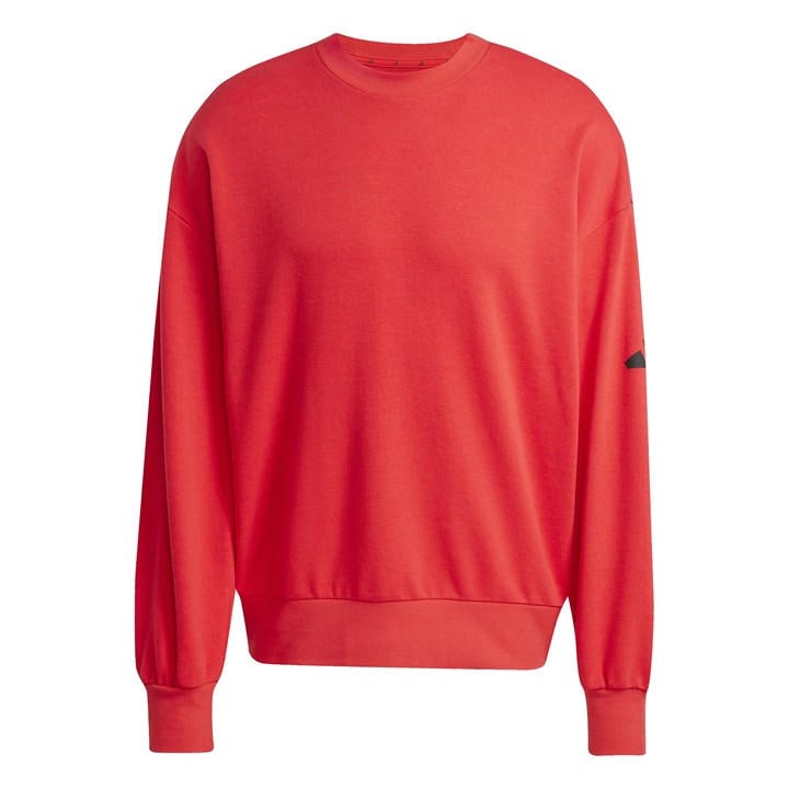 Adidas Men's Red Crew-Neck Sweatshirt in Size XS, Sports Direct