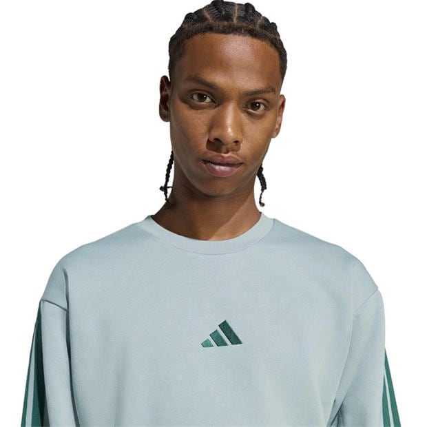 Wonder Sage/Col - adidas - Men's Crew-Neck Sweatshirt