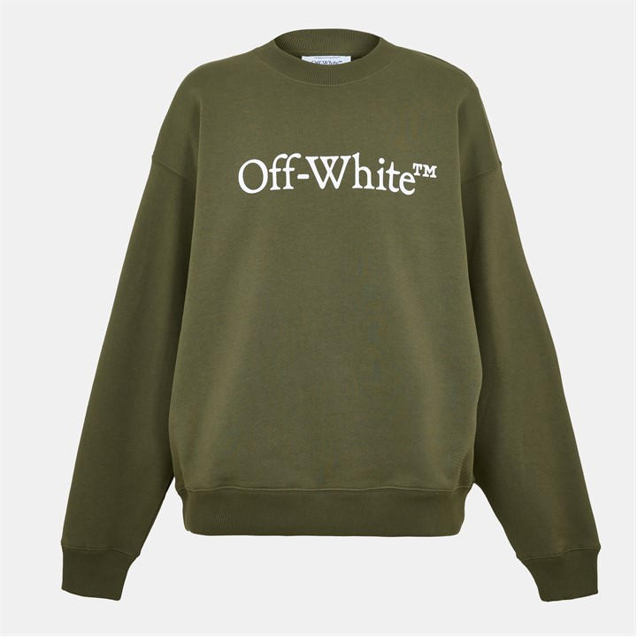 Off White Men's Green Skate Crewneck Sweatshirt in Size XL, Sports Direct