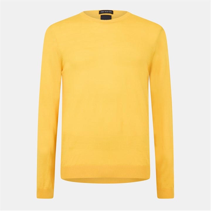 Boss Men's Yellow Leno P Crew Sweatshirt in Size L, Sports Direct