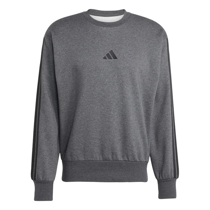 Adidas Men's Grey  3S Fl Swt in Size M, Sports Direct