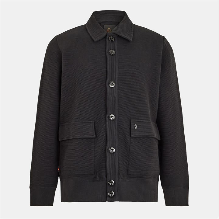 Luke Men' Black Cribbs Crew Sweatshirt in Size S, Sports Direct