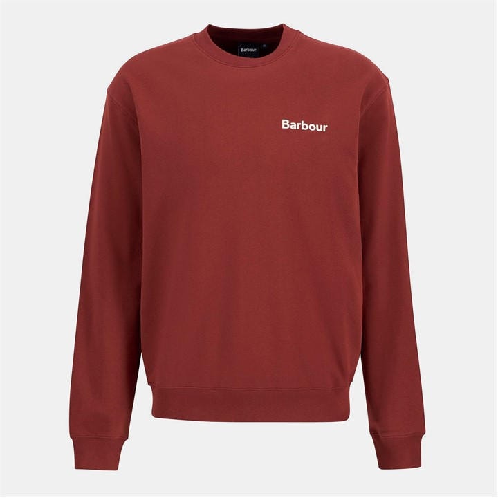 Barbour Men's Red Firbank Sweater in Size 2XL, Sports Direct