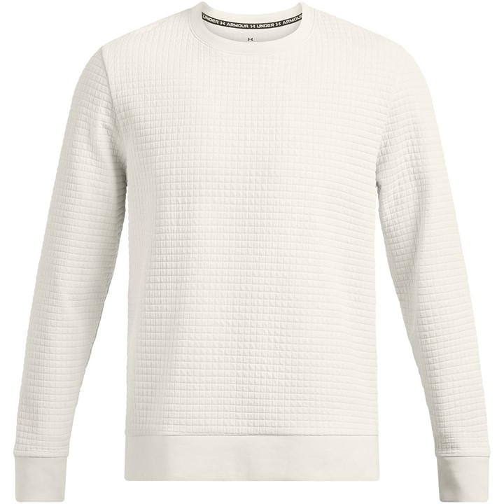 Under Armour Men' White Unstoppable Crew Sweatshirt in Size S, Sports Direct