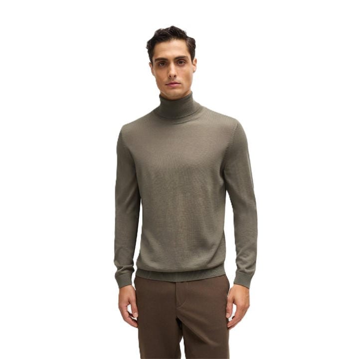 Boss Men' Green Musso P Crew Sweatshirt in Size S, Sports Direct