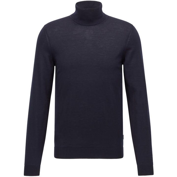 Boss Men's Blue Musso P Crew Sweatshirt in Size L, Sports Direct