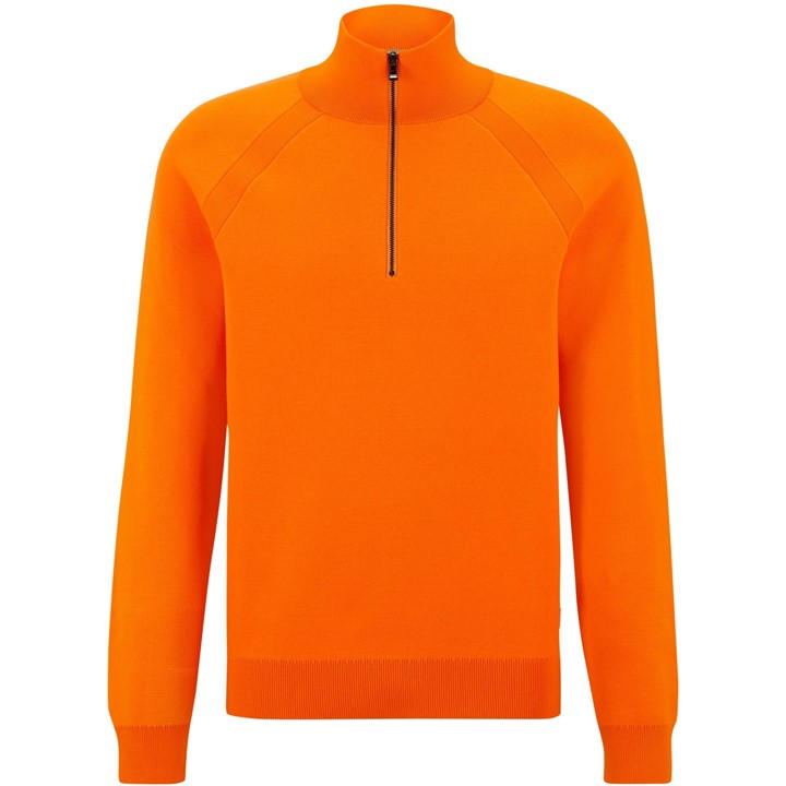 Boss Men's Orange Gallone Crew Sweatshirt in Size L, Sports Direct