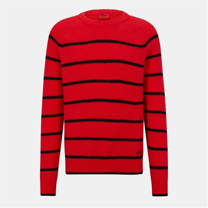 Hugo Men's Pink Stom Crew Sweatshirt in Size 2XL, Sports Direct