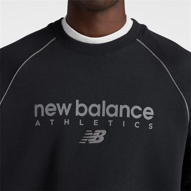 Black - New Balance - Men's Crew Sweatshirt
