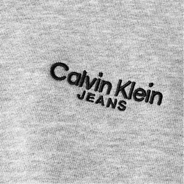 Heroic Grey Htr - Calvin Klein Jeans - Men's Crew Sweatshirt