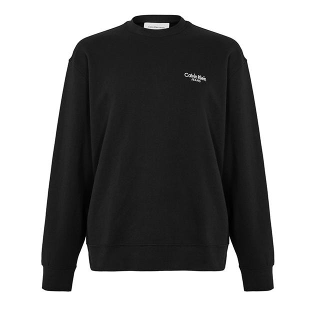 Black - Calvin Klein Jeans - Men's Crew Sweatshirt
