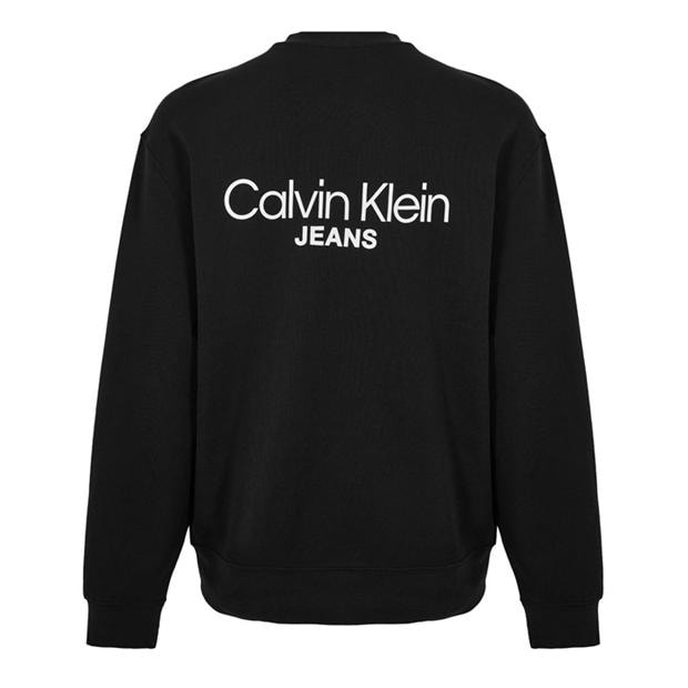 Black - Calvin Klein Jeans - Men's Crew Sweatshirt