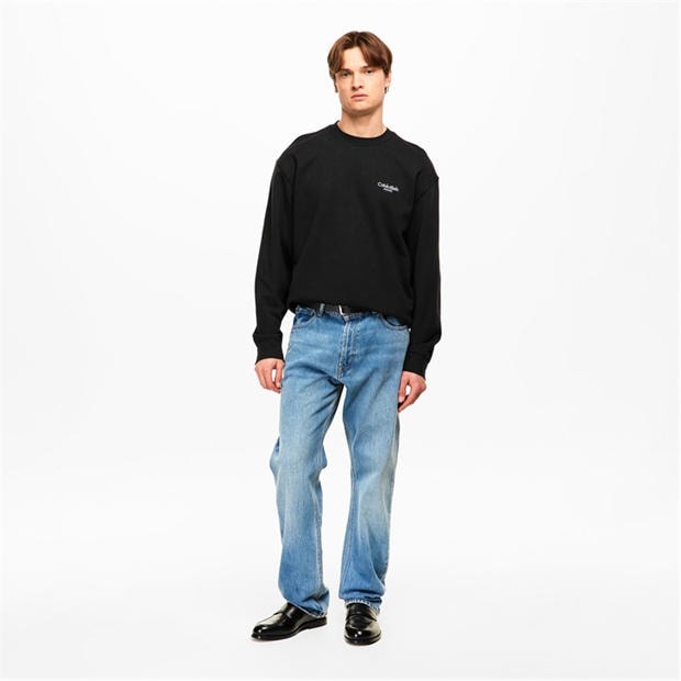Black - Calvin Klein Jeans - Men's Crew Sweatshirt
