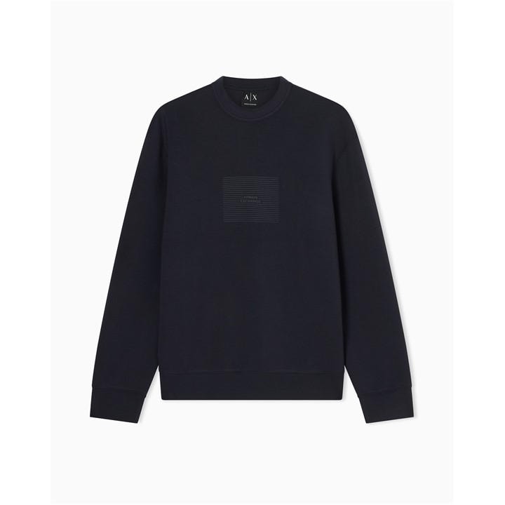 Armani Exchange Men's Blue Crew Sweatshirt in Size M, Sports Direct
