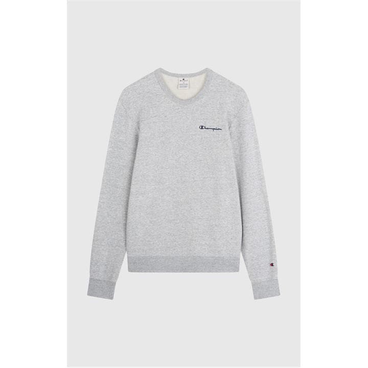 Champion Men's Grey Icons Fleece Crewneck Sweatshirt in Size 2XL, Sports Direct