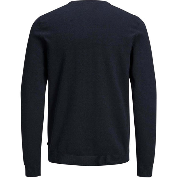 Navy Blazer - Jack and Jones - Jack Basic Crew Knit Plus Size Mens