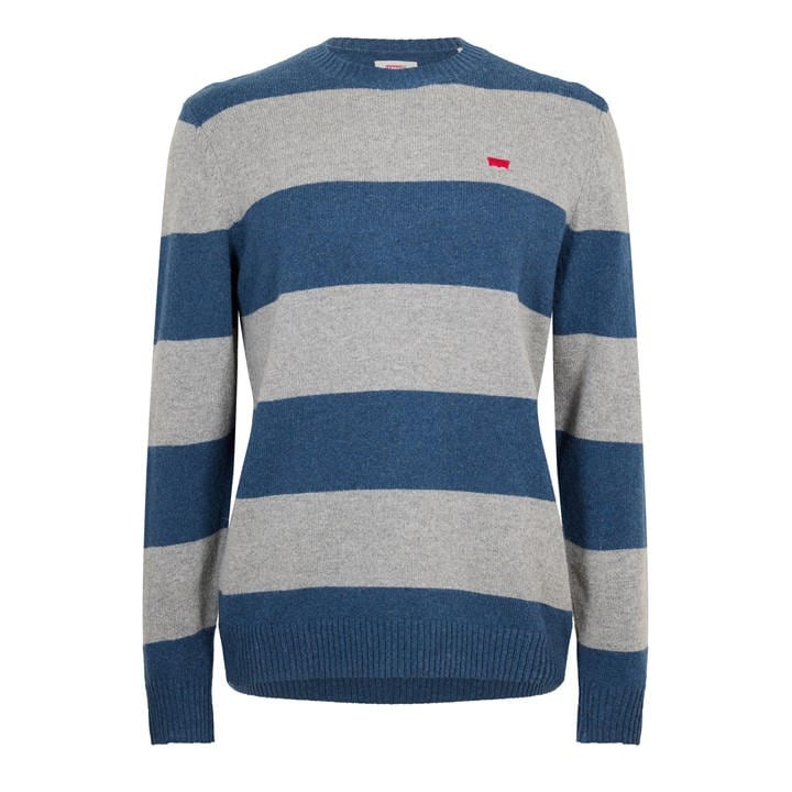 Levis Men's Blue Crew Sweatshirt in Size XS, Sports Direct