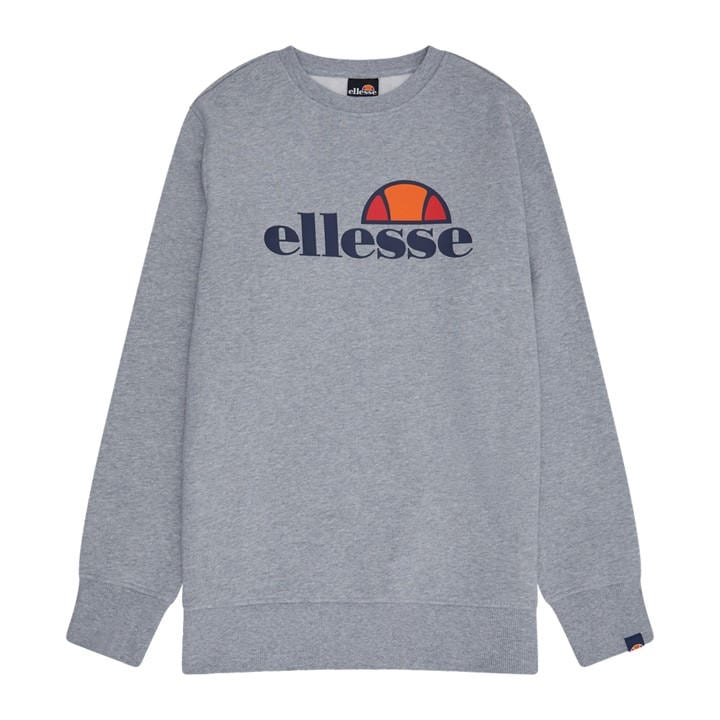 Ellesse Men' Grey Ritch Crew Sweatshirt in Size S, Sports Direct