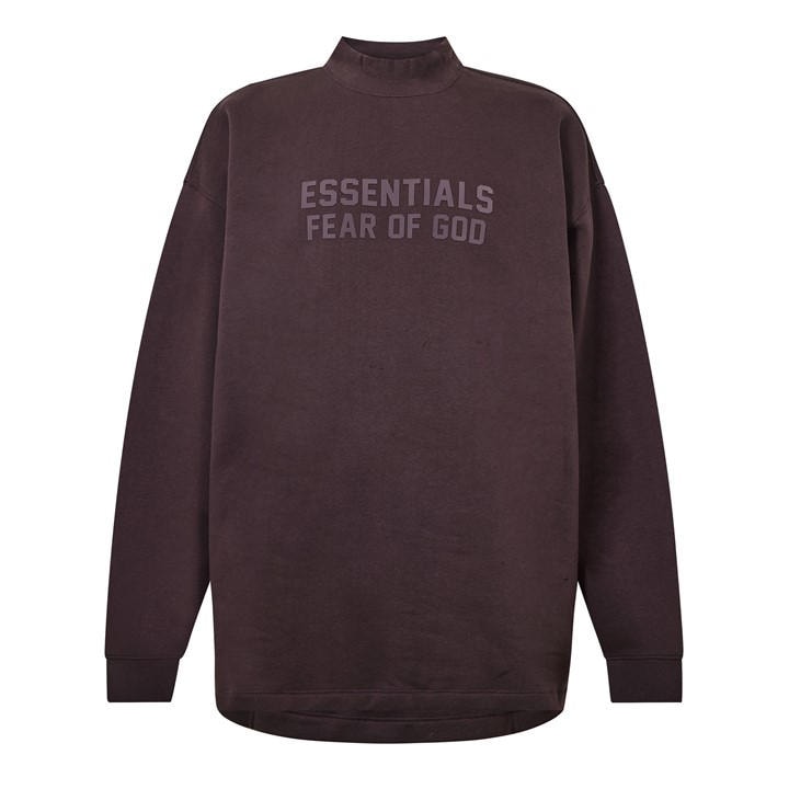 Fear Of God Essentials Men's Purple Crew Sweatshirt in Size 2XS, Sports Direct