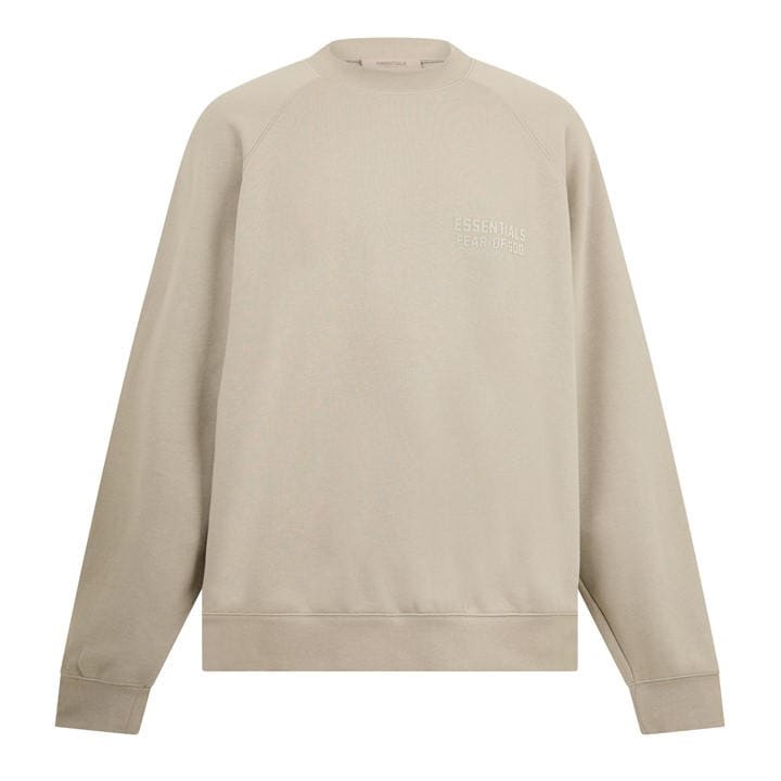 Fear Of God Essentials Men's Grey Crew Sweatshirt in Size L, Sports Direct