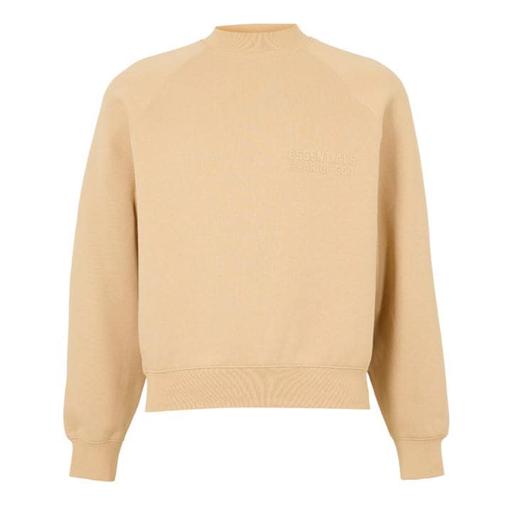 Fear Of God Essentials Men' Beige Crew Sweatshirt in Size S, Sports Direct