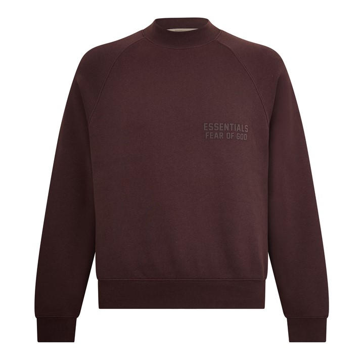 Fear Of God Essentials Men's Purple Crew Sweatshirt in Size XL, Sports Direct