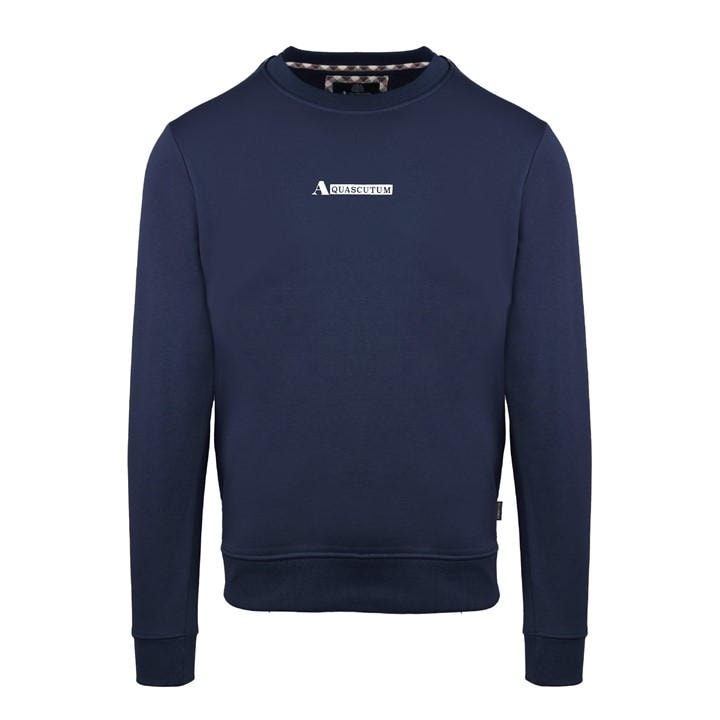 Aquascutum Men's Blue Roundnck