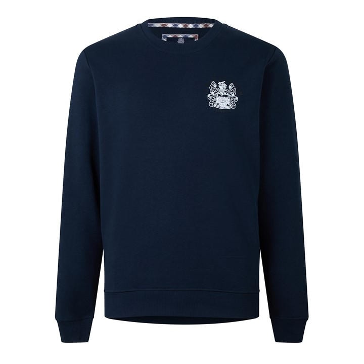Aquascutum Men's Blue Roundnk S