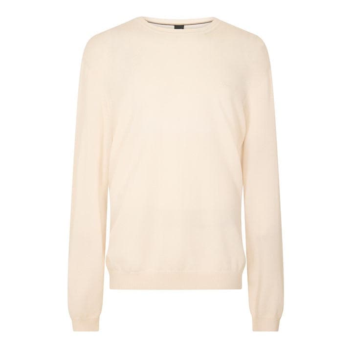 Boss Men's White Bagritte-E Crew Sweatshirt in Size L, Sports Direct