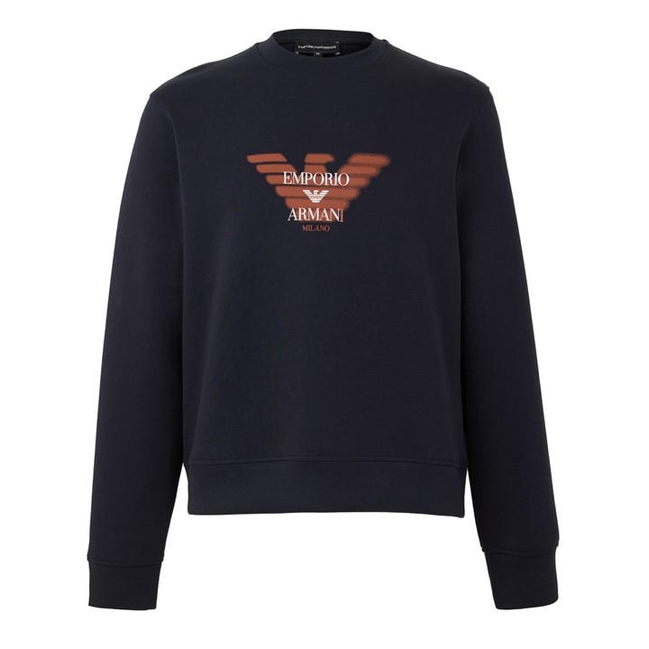 Emporio Armani Men's Blue Sweatshirt in Size M, Sports Direct