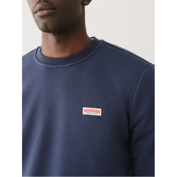 Dress Blue - True Religion - Men's Crew Sweatshirt