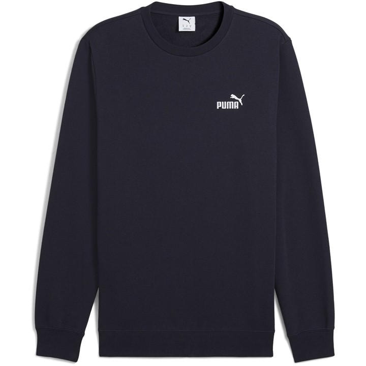 Puma Men's Blue Small Number 1 Logo Crew Sweatshirt in Size 2XL, Sports Direct