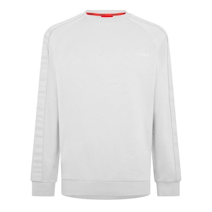 Hugo Men's Grey Boss Lounge Sporty Logo Sweatshirt in Size XL, Sports Direct