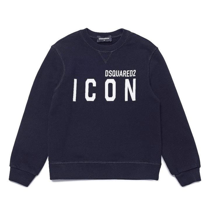 Dsquared2 Boys Blue 'S Icon Basic Logo Sweatshirt in Size 13 - 14 Years, Sports Direct