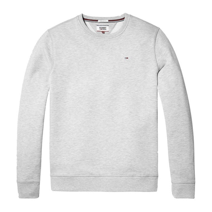Tommy Jeans Men's Grey Crew Neck Sweatshirt in Size 2XL, Sports Direct