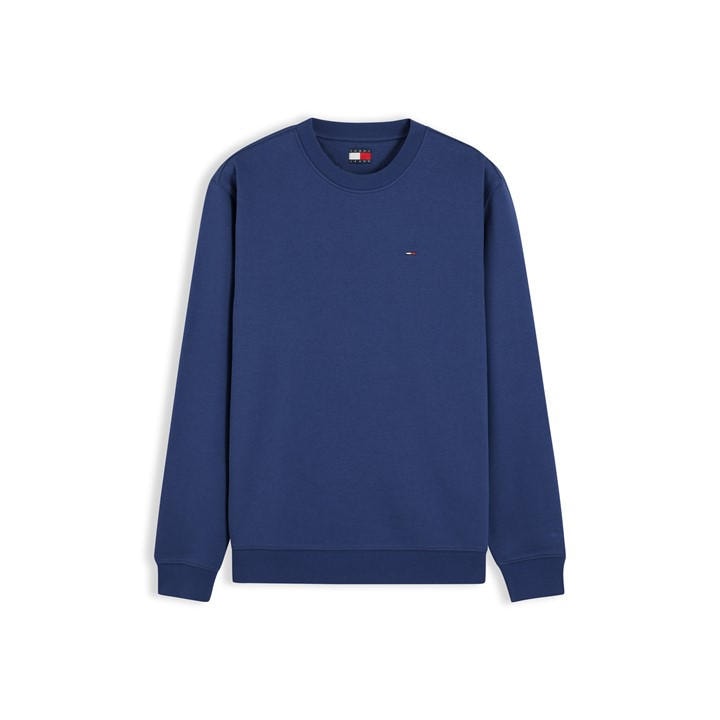 Tommy Jeans Men's Blue Crew Neck Sweatshirt in Size M, Sports Direct
