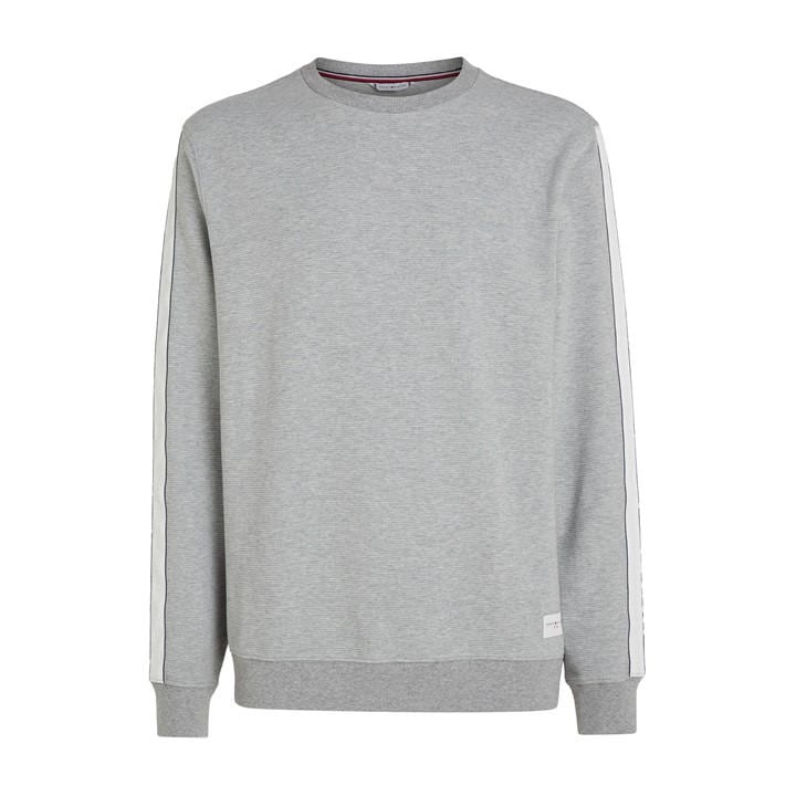 Tommy Hilfiger Men's Grey Established Lounge Sweatshirt in Size M, Sports Direct